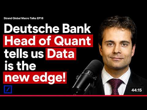 Caio Natividade, Deutsche Bank, on Why Data Is the Only Real Edge Left in Quant Investing